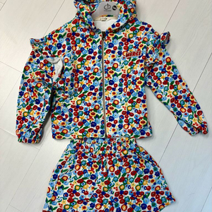 리미떼두두 플라워 후드집업 셋업 L 6~7세