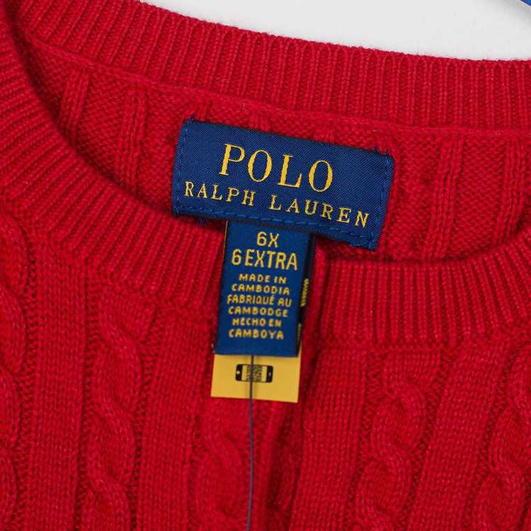 [6x,6]폴로랄프로렌 키즈 케이블가디건 팝니다--1