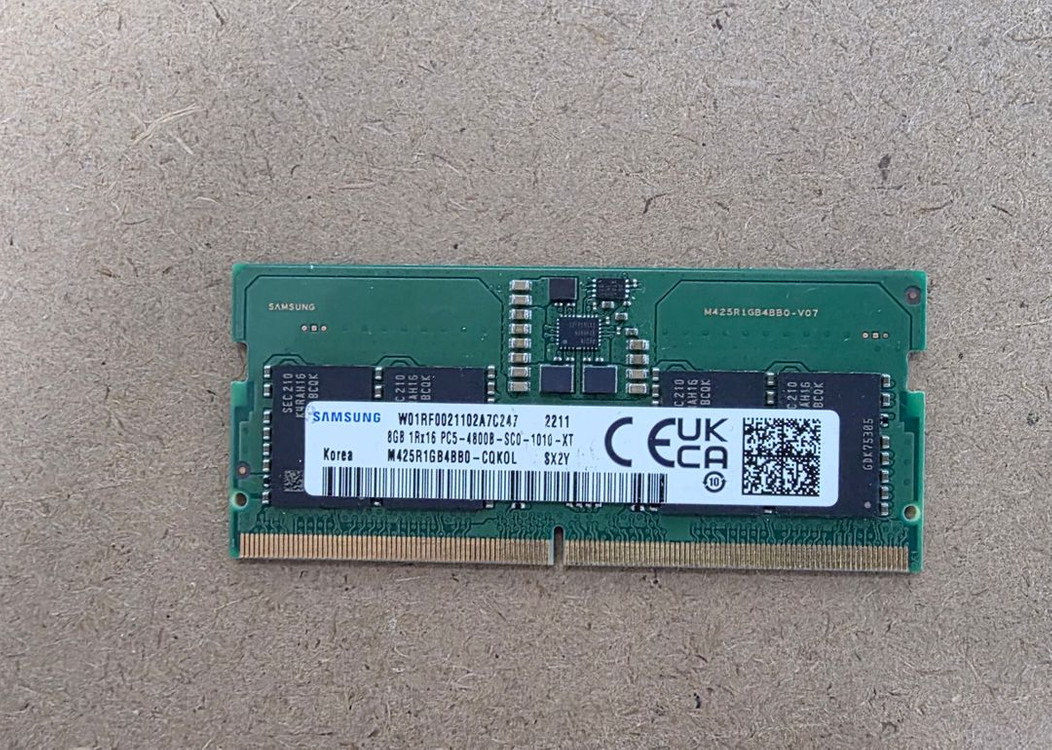 삼성 DDR5 8GB 4800MHz 노트북 메모리 RAM 이미지