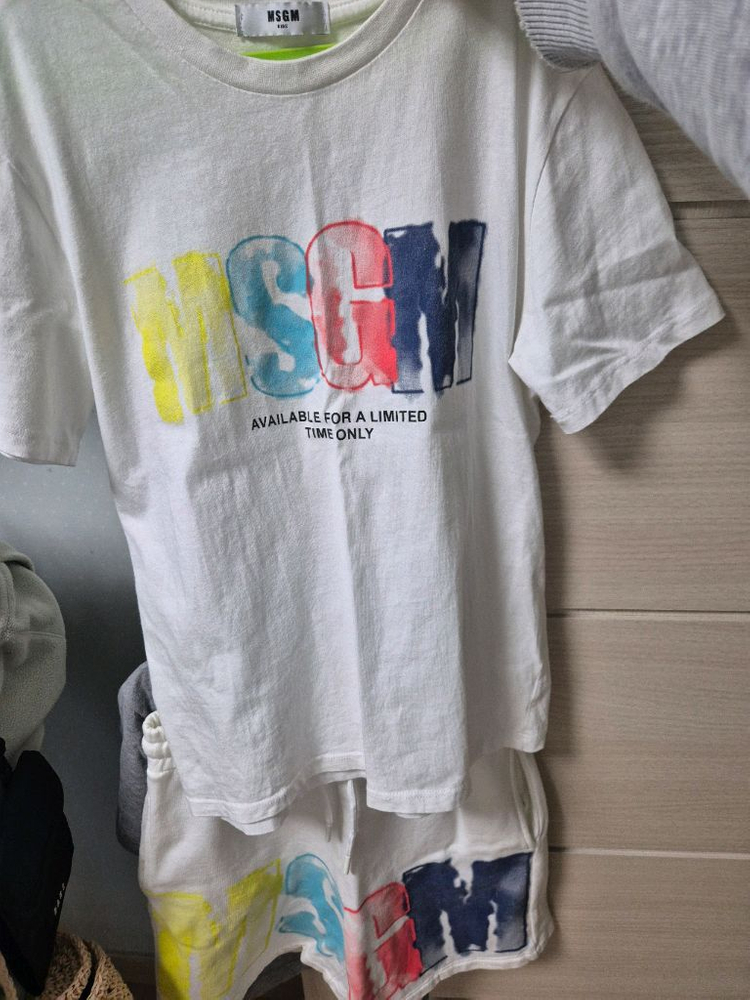 msgm 반팔.반바지세트 이미지