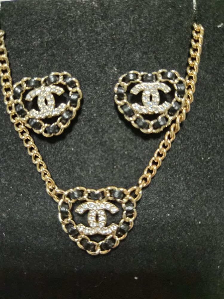 샤넬 목걸이 귀걸이 세트 싱크99 이미지