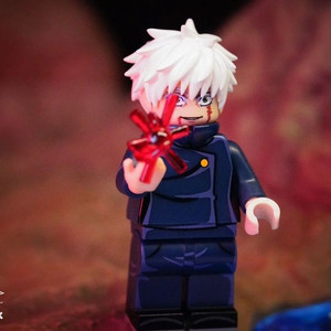 레고 커스텀 주술회전 소울링크 고조사토루 학생버전