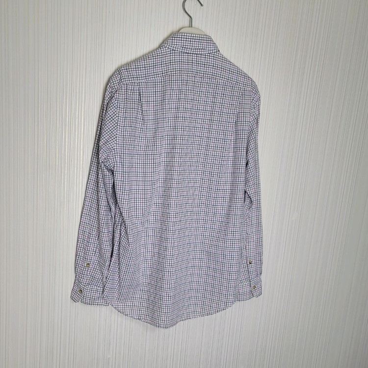 100_폴로 멀티컬러 체크 셔츠 슬림 랄프로렌--2