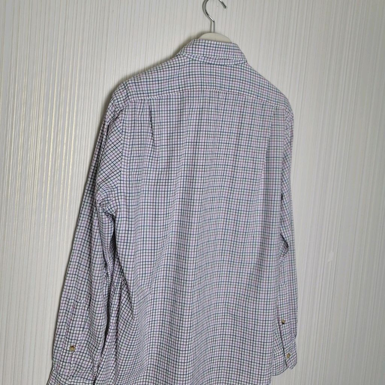 100_폴로 멀티컬러 체크 셔츠 슬림 랄프로렌--3