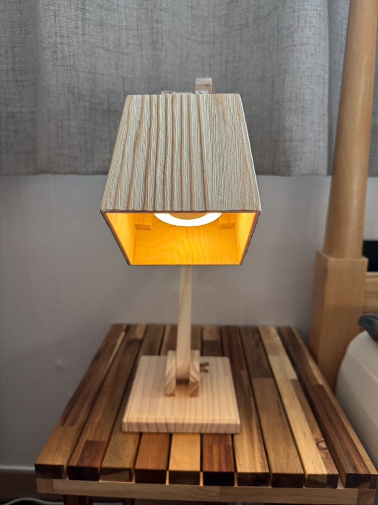 우드 스탠드 조명--2