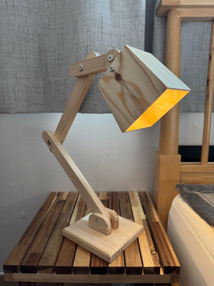 우드 스탠드 조명--3