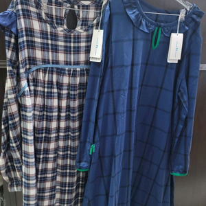 첨이첨이 여아원피스잠옷 실내복 75호 총2벌 새상품