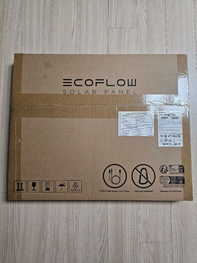 에코플로우 60W 태양광패널 이미지
