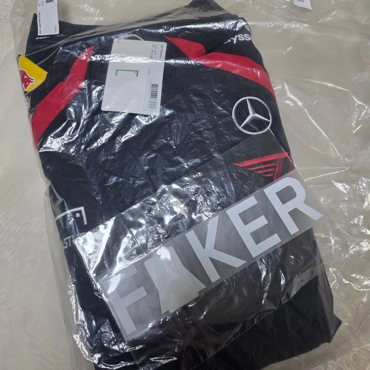 T1 골스튜디오 2024 썸머 LCK유니폼 자켓 [2XL] 논 마킹 + 페이커 마킹 이미지
