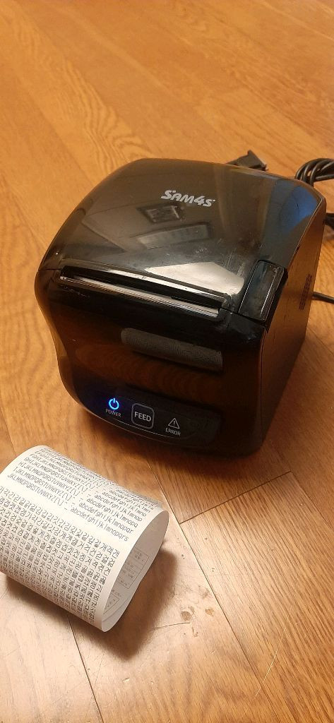 Sam4s영수증프린터 자이언트100S 포스기pos연동--4