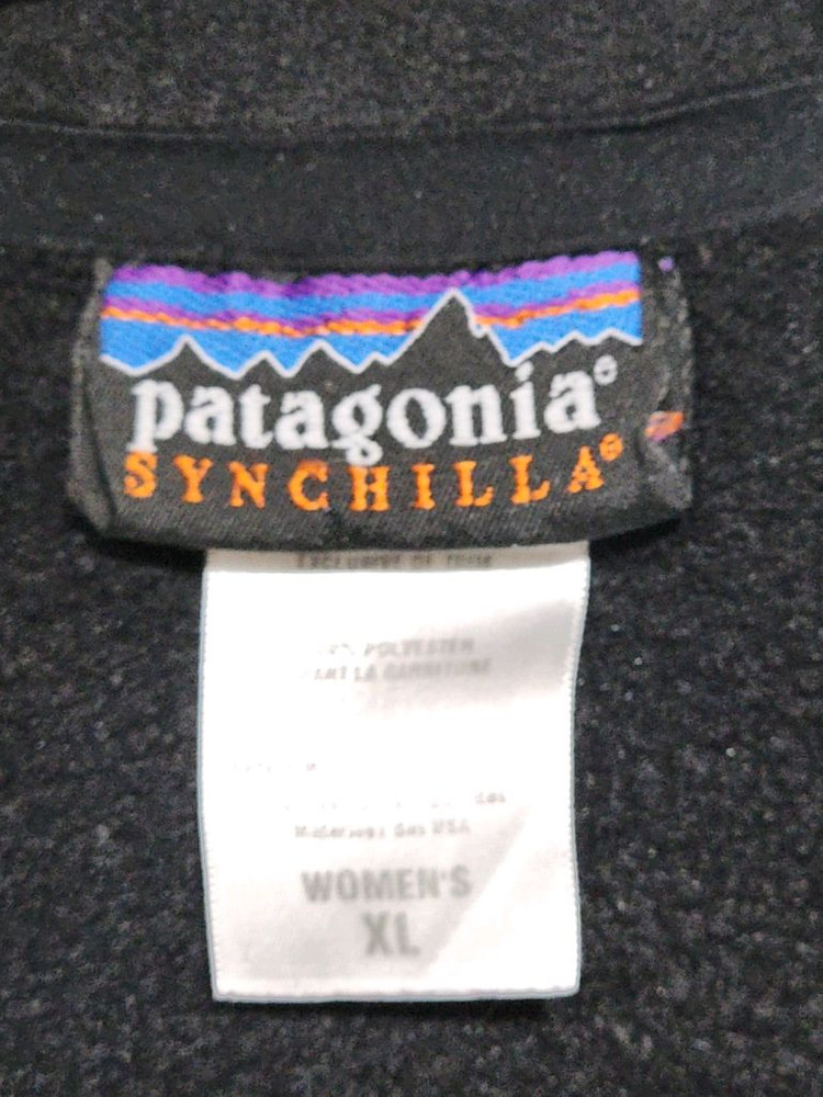 (XL) 파타고니아 신칠라 플리스 조끼 블랙 후리스 베스트--2