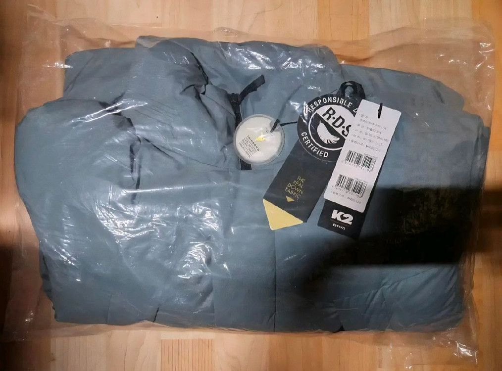 (새제품)K2 씬에어 라이트 패딩 구스다운 블루90 이미지