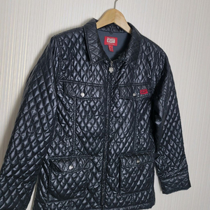 여성L 오니츠카타이거 퀼팅 자켓 블랙 jp
