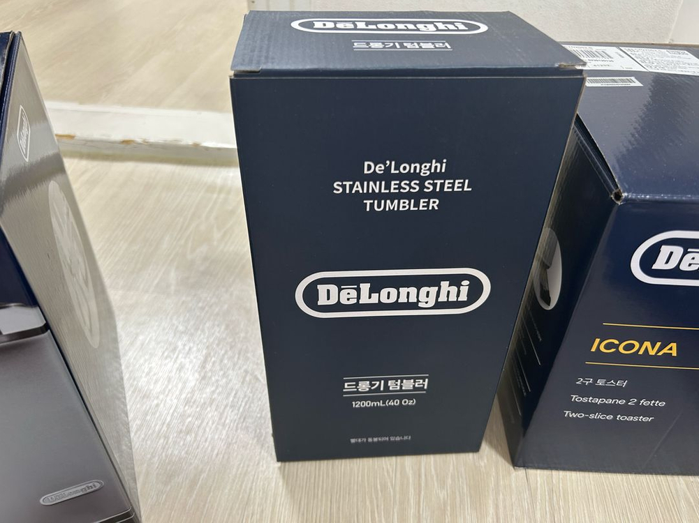 드롱기 커피포트 실버, 토스터 실버, 텀블러, 코스터, 카드지갑, 원두 판매합니다 이미지