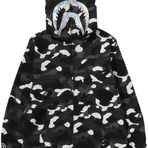 베이프 샤크후드 시티카모 블랙