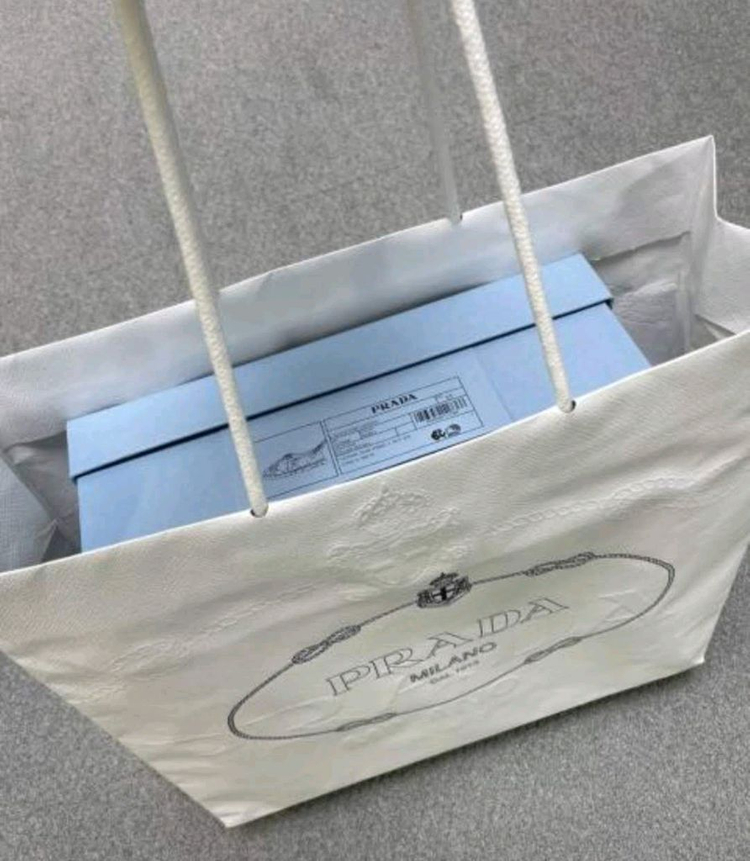 (정품) 프라다 패딩 슈즈 라일론 슈즈--7