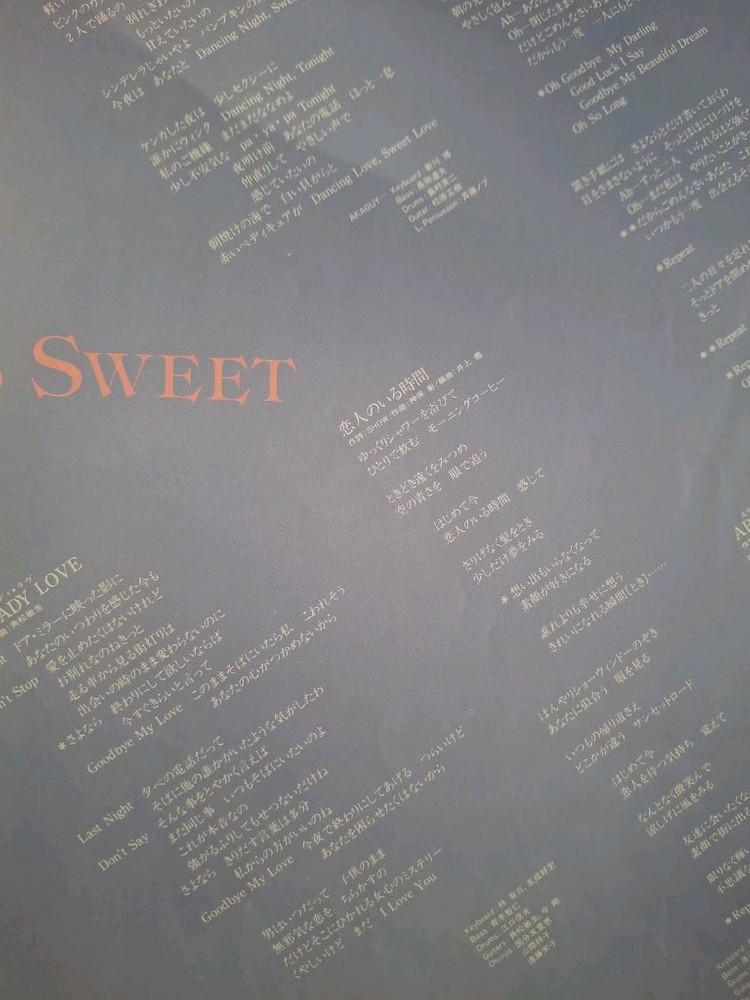 나카모리 아키나 Akina Nakamori 초판 엘피 LP--3