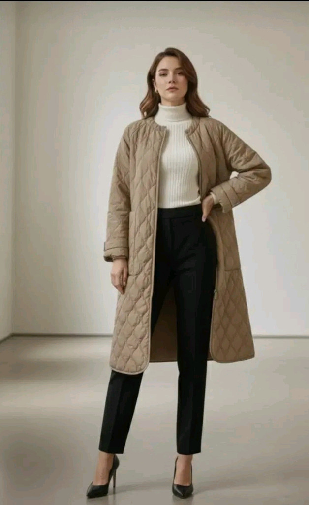 잇미샤 퀼팅 다운 롱패딩 66사이즈 이미지