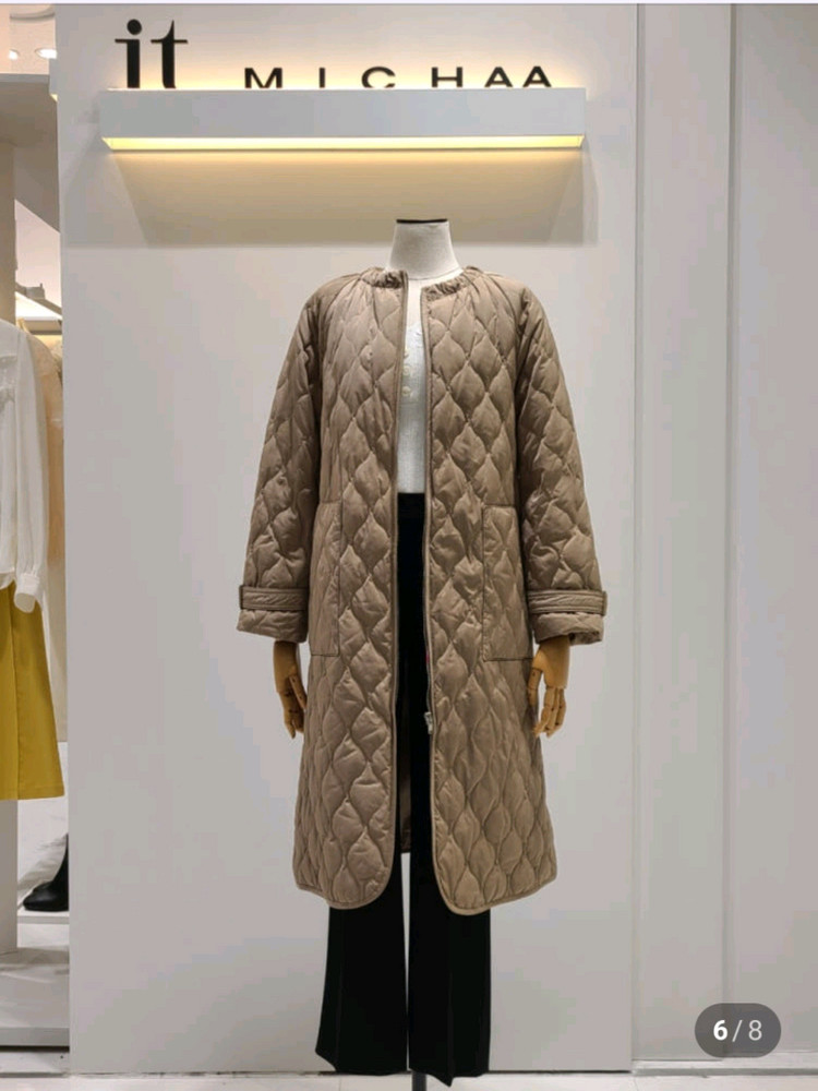 잇미샤 퀼팅 다운 롱패딩 66사이즈 이미지