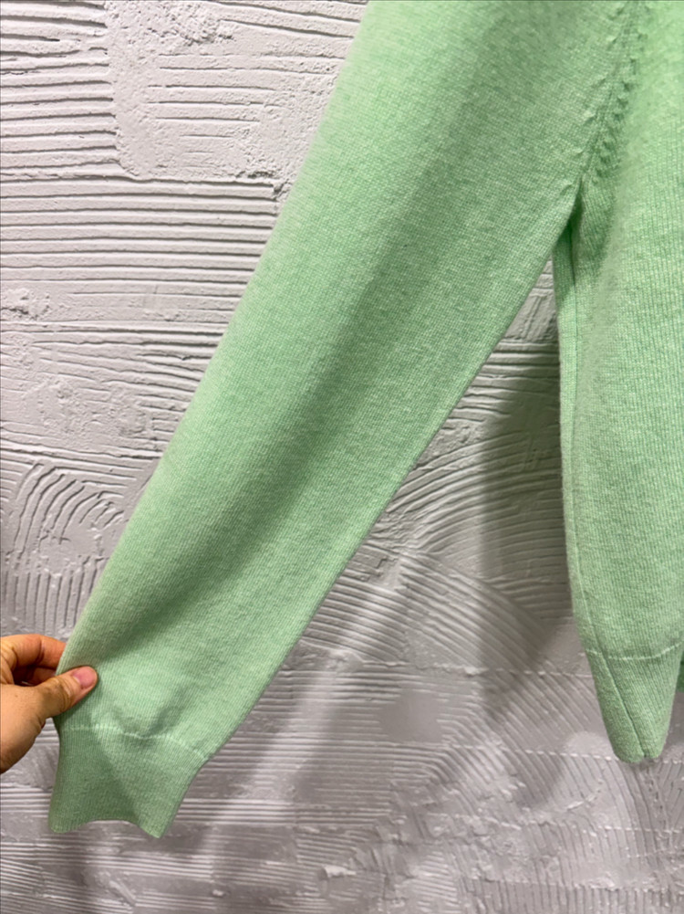 주느세콰 그린 캐시혼방 니트--3