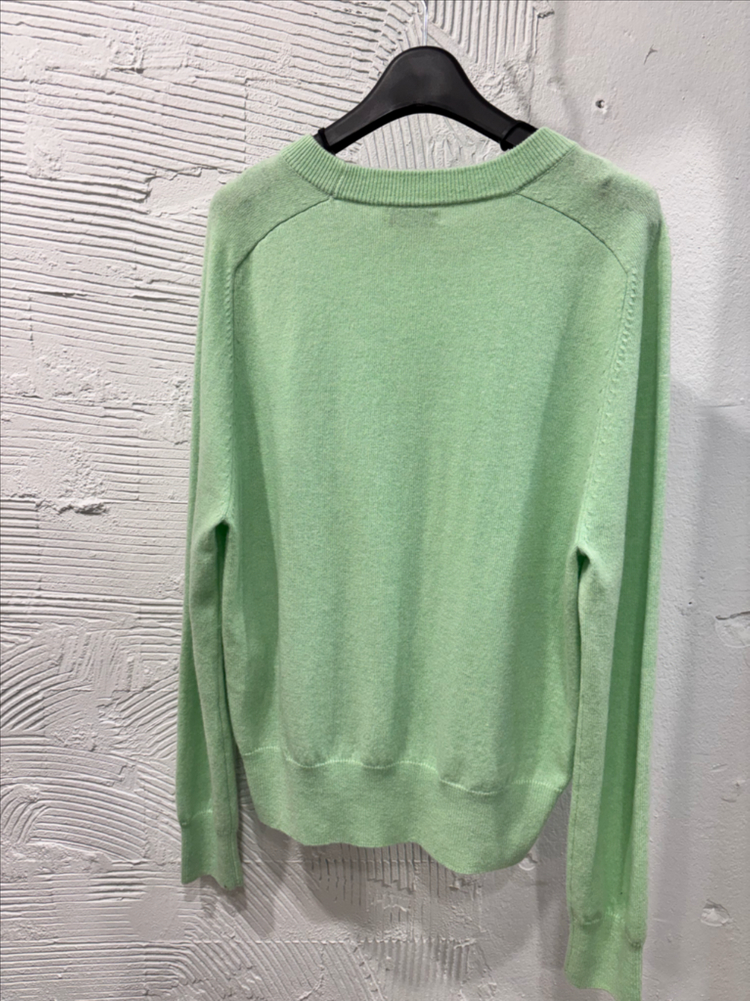 주느세콰 그린 캐시혼방 니트--7