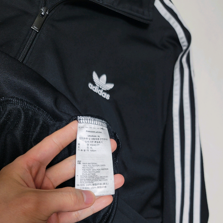 105 아디다스 파이어버드 져지 검흰 클래식핏--5