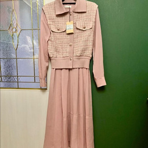 SJSJ 한섬 트위드 분롱 롱원피스