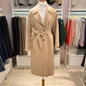 핸드메이드 롱코트 더블 soup 베이지 이미지