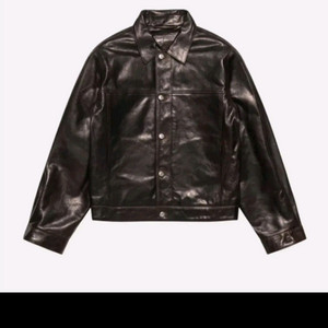 스투시 레더 트러커