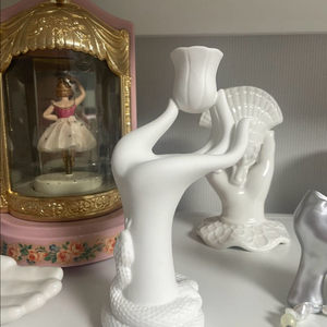 빈티지 스네이크 캔들홀더 & 꼬임 오브제 촛대 세트