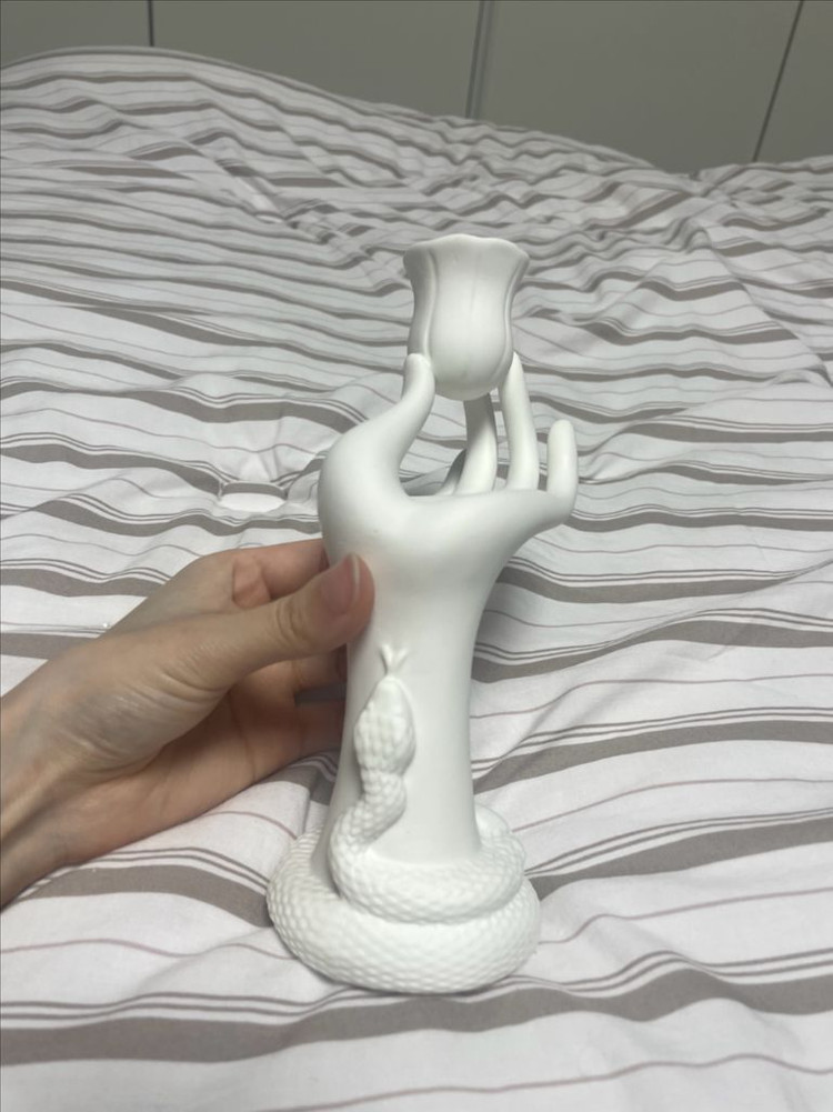 빈티지 스네이크 캔들홀더 & 꼬임 오브제 촛대 세트--2