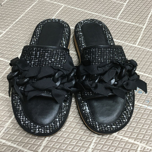 새상품 22 슈콤마보니 리본 슬리퍼 샌들 240