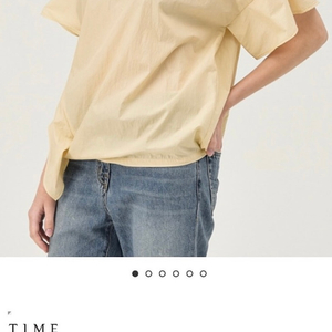 TIME 타임 바스락 스트링 블라우스 F 이미지