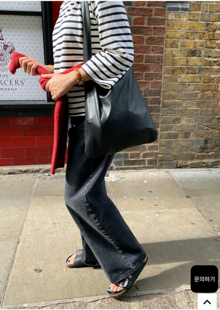 리틀블랙 페이크레더가방--1