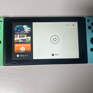 닌텐도 스위치1 동물의 숲 에디션 본체+정품 충전기+SD 카드 이미지