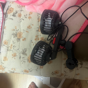 2구 USB 차량용선풍기입니다