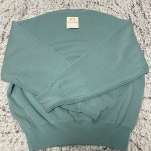 우영미 레더패치 니트 46사이즈