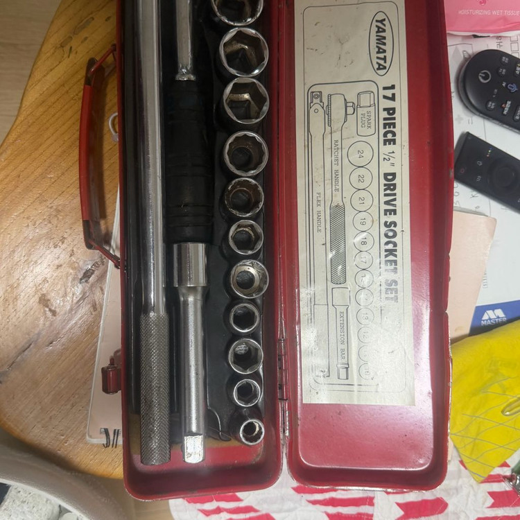 YAMATA 17피스 1/2 드라이브 소켓 렌치 세트입니다--2
