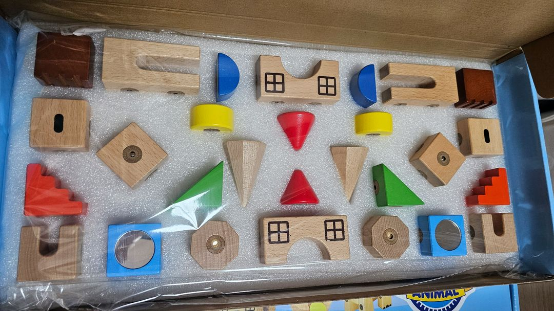 키즈스콜레 크리에이티브7 새상품+브릭책상--2