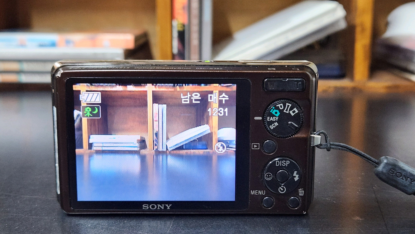 소니 사이버샷 DSC-W380 빈티지 디카--5