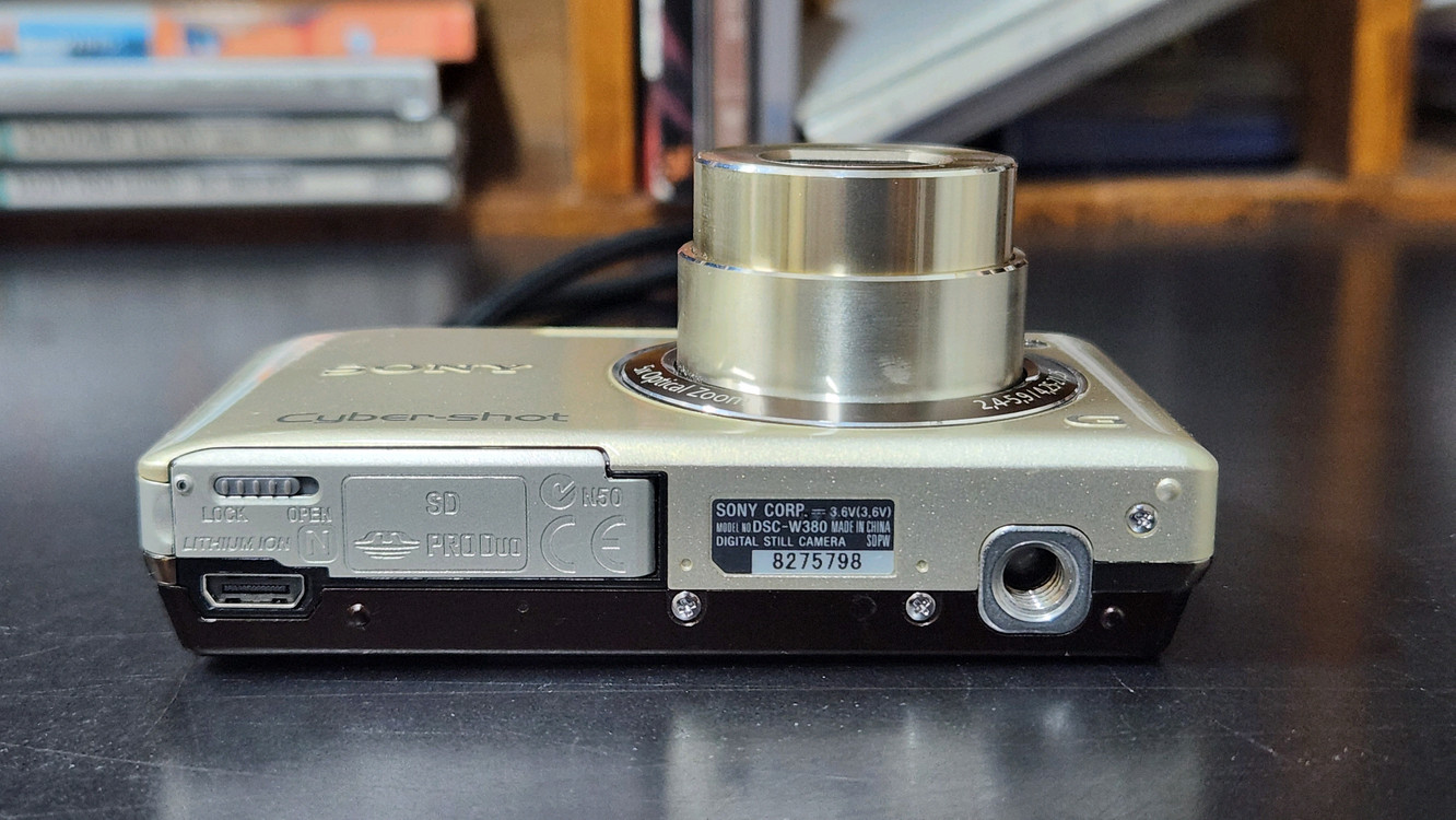 소니 사이버샷 DSC-W380 빈티지 디카--8