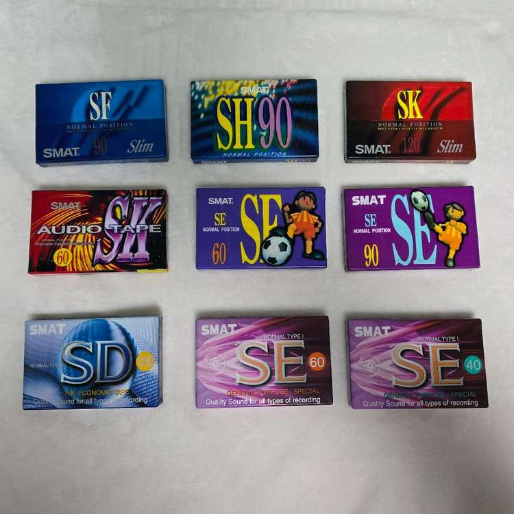 카세트 공테이프 수집용 미개봉 24장 일괄--3