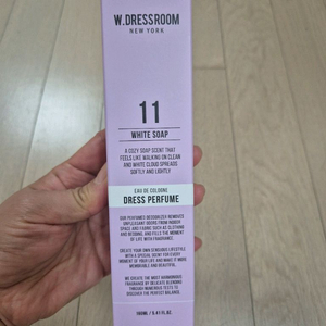 W.DRESSROOM 11 화이트 솝 드레스 퍼퓸 160ml