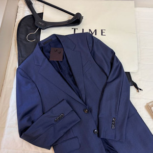 타임옴므 이태리 제냐 트리페오 최고급 자켓 블레이저 다크네이비46사이즈