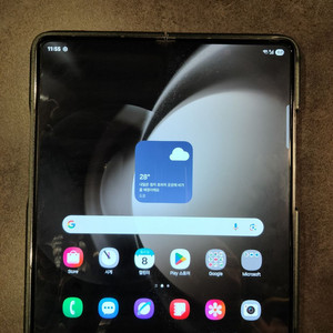 갤럭시 z폴더5 SM-F946N 자급제 512GB 아이보리+S팬+슈피겐 케이스 이미지