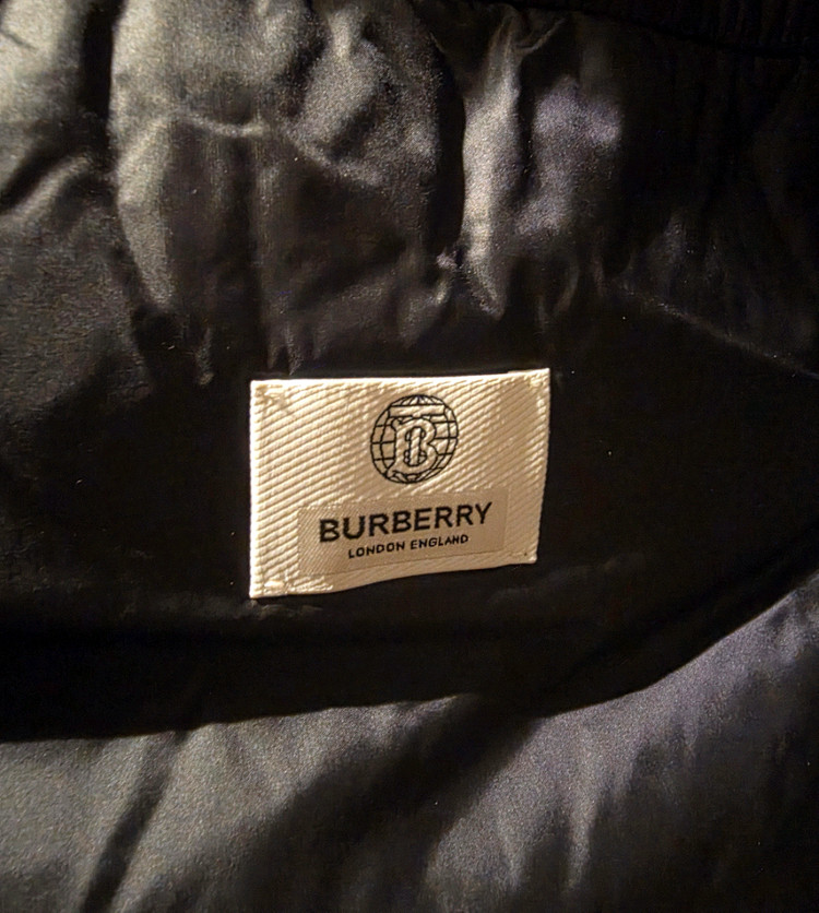 버버리 체크 패딩 아카이브 베이지--3