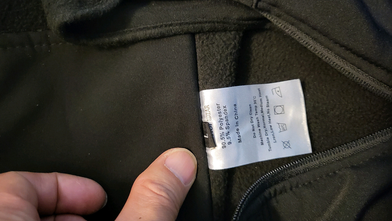 (블랙)100-31.택티컬 소프트쉘 기모 자켓과 바지 상하의 세트--3