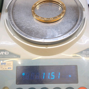 정품 불가리 18k 팔찌 17호 옐로우 골드 팝니다