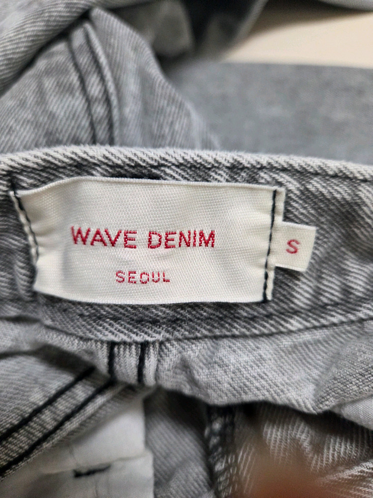 웨이브 데님팬츠 S--2