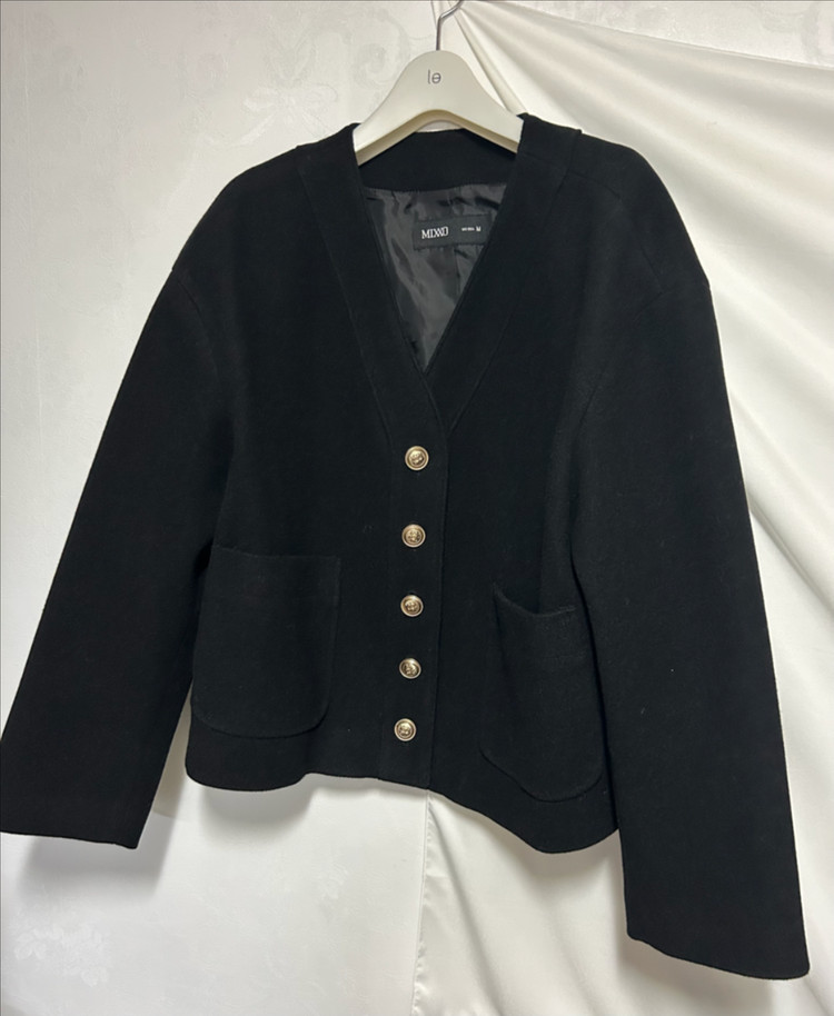 미쏘 MIXXO 클래식 모던자켓 블랙색상 판매--1